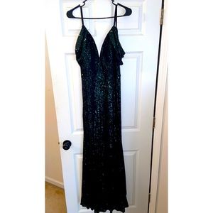 Sequin Ball Gown-WORN ONCE